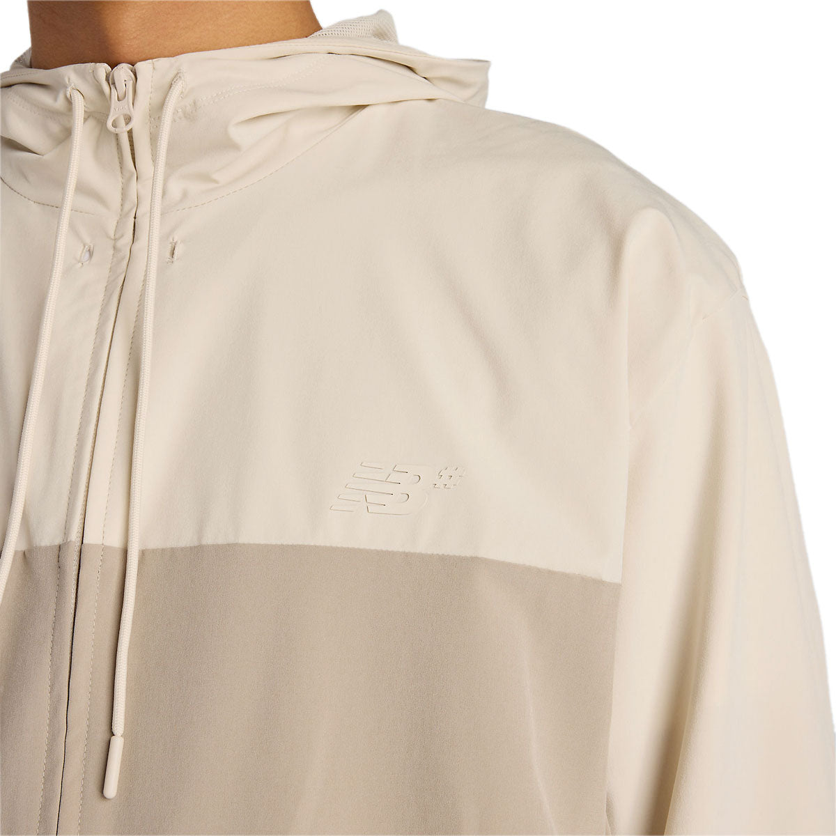 New Balance Numeric Woven Full Zip Jacket - Arid Stone – Daddies Board Shop