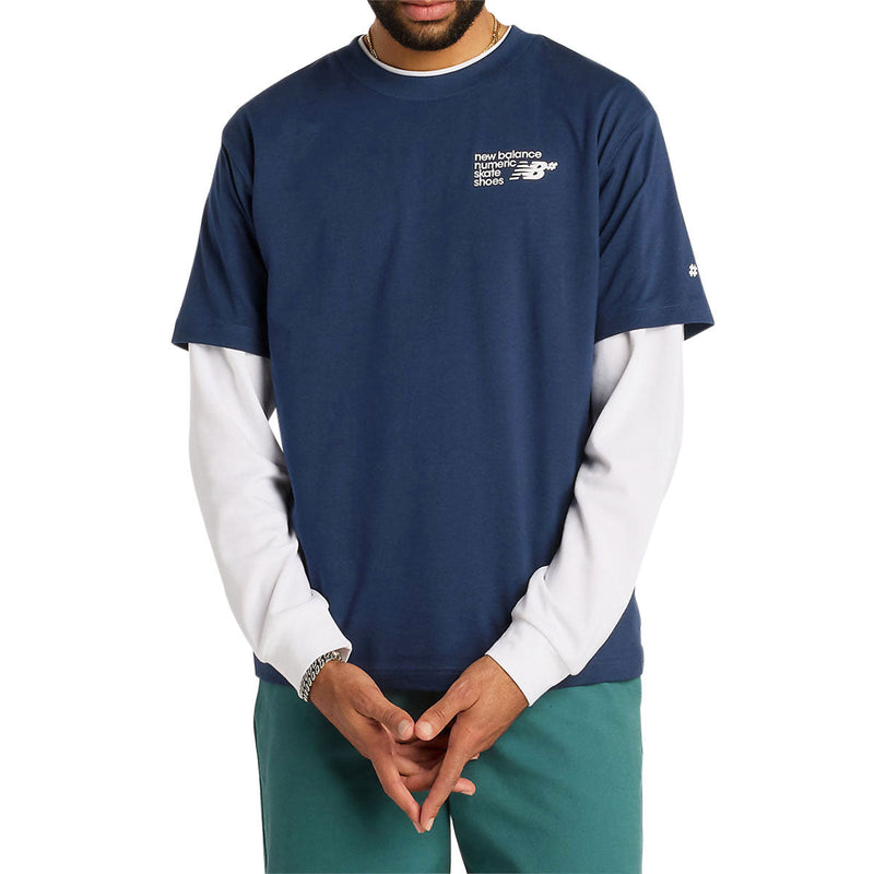 New Balance Numeric Small Logo T-Shirt - Navy