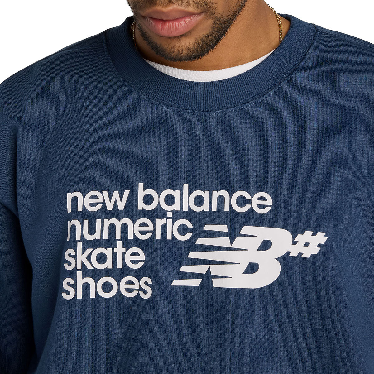 New Balance Numeric Logo Sweatshirt - Navy – Daddies Board Shop