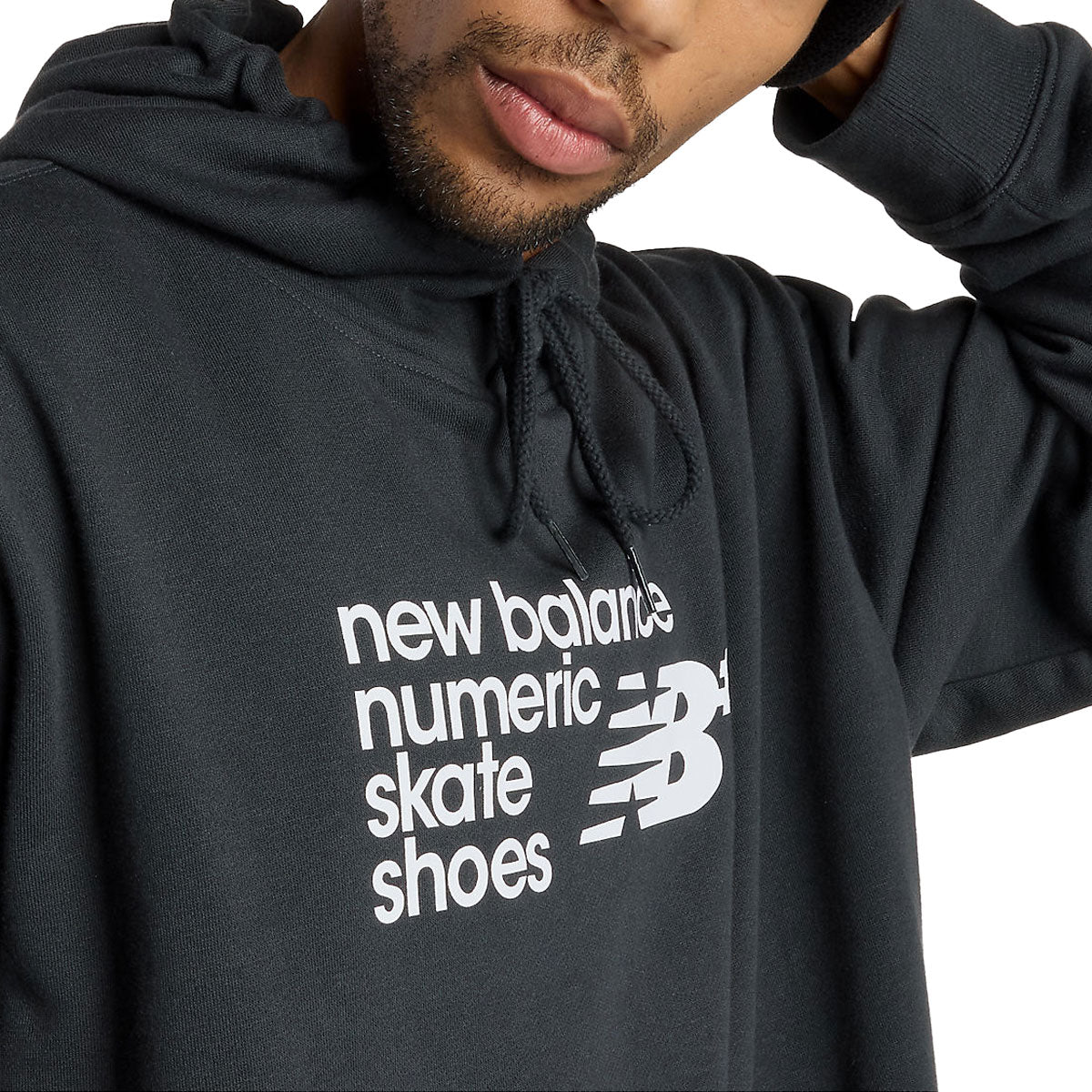 New Balance Numeric Logo Hoodie - Black – Daddies Board Shop
