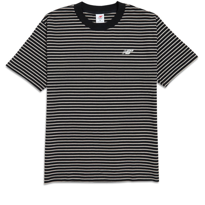 New Balance Numeric Thin Stripe T-Shirt - Black