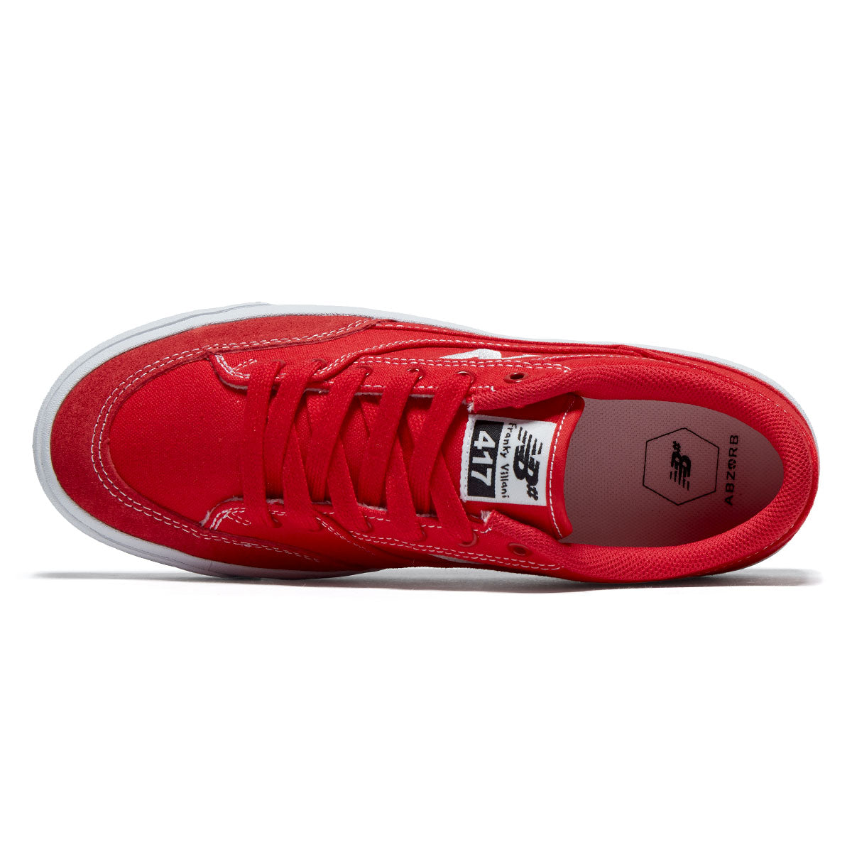 New Balance 417 Villani Low Shoes - Red/White – Daddies Board Shop