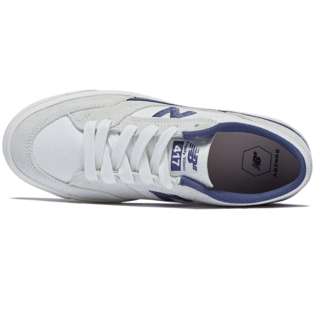 New Balance 417 Villani Low Shoes - Sea Salt/Light Navy – Daddies Board Shop