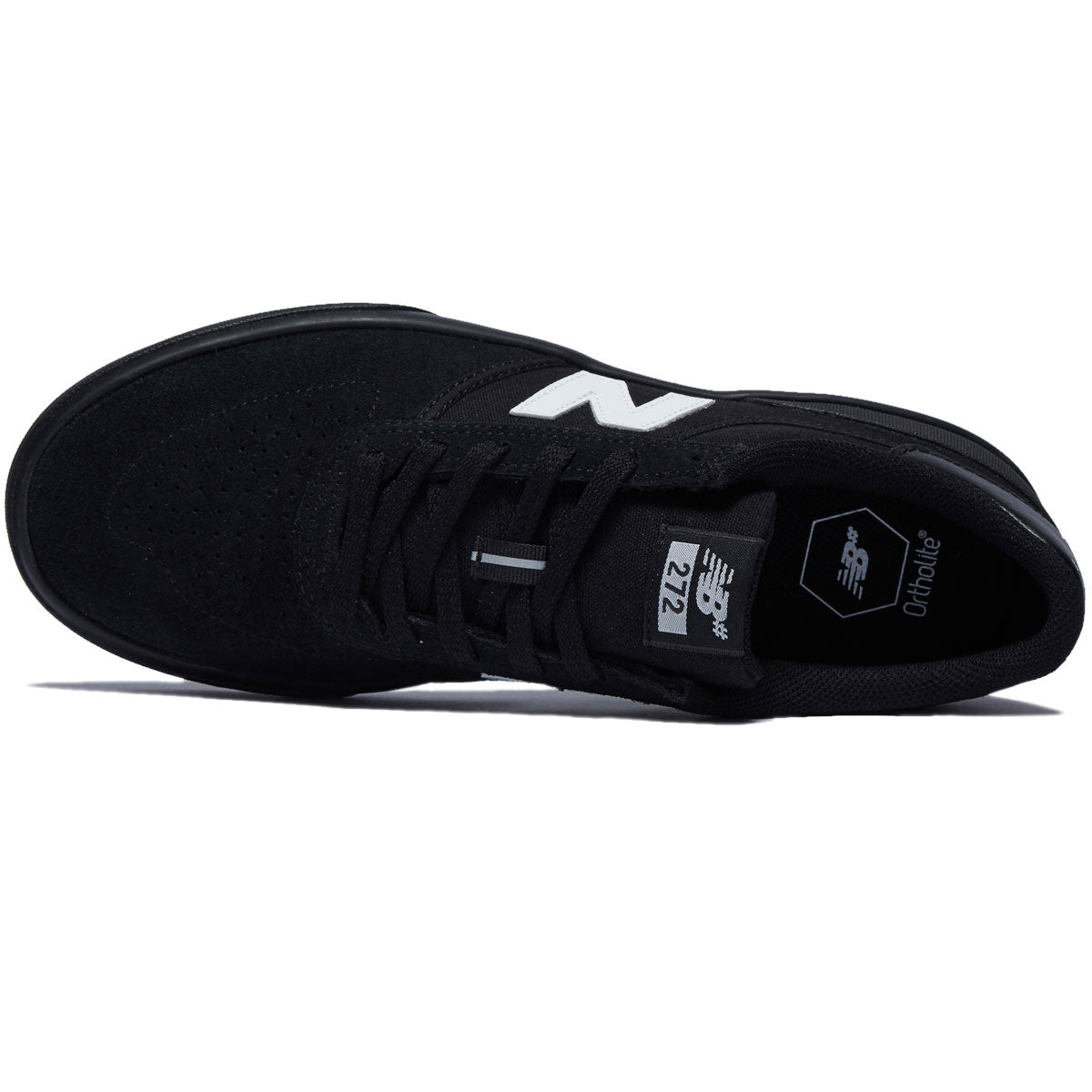 New Balance 272 Shoes - Black/White Suede – Daddies Board Shop