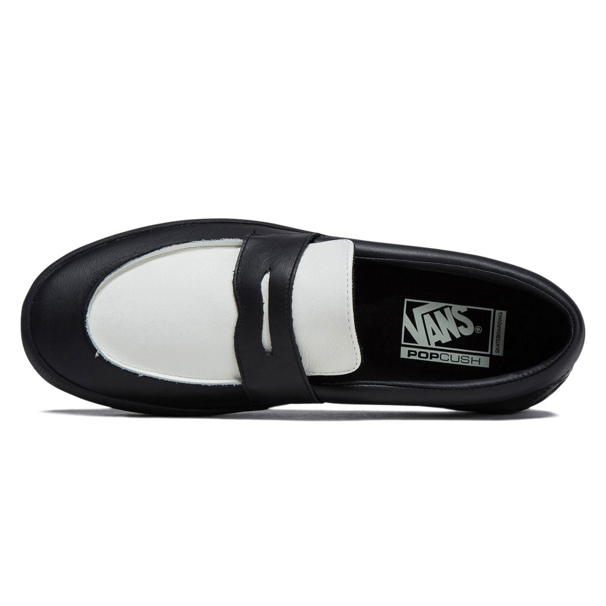 Vans Skate Loafer Shoes - Black/White image 3