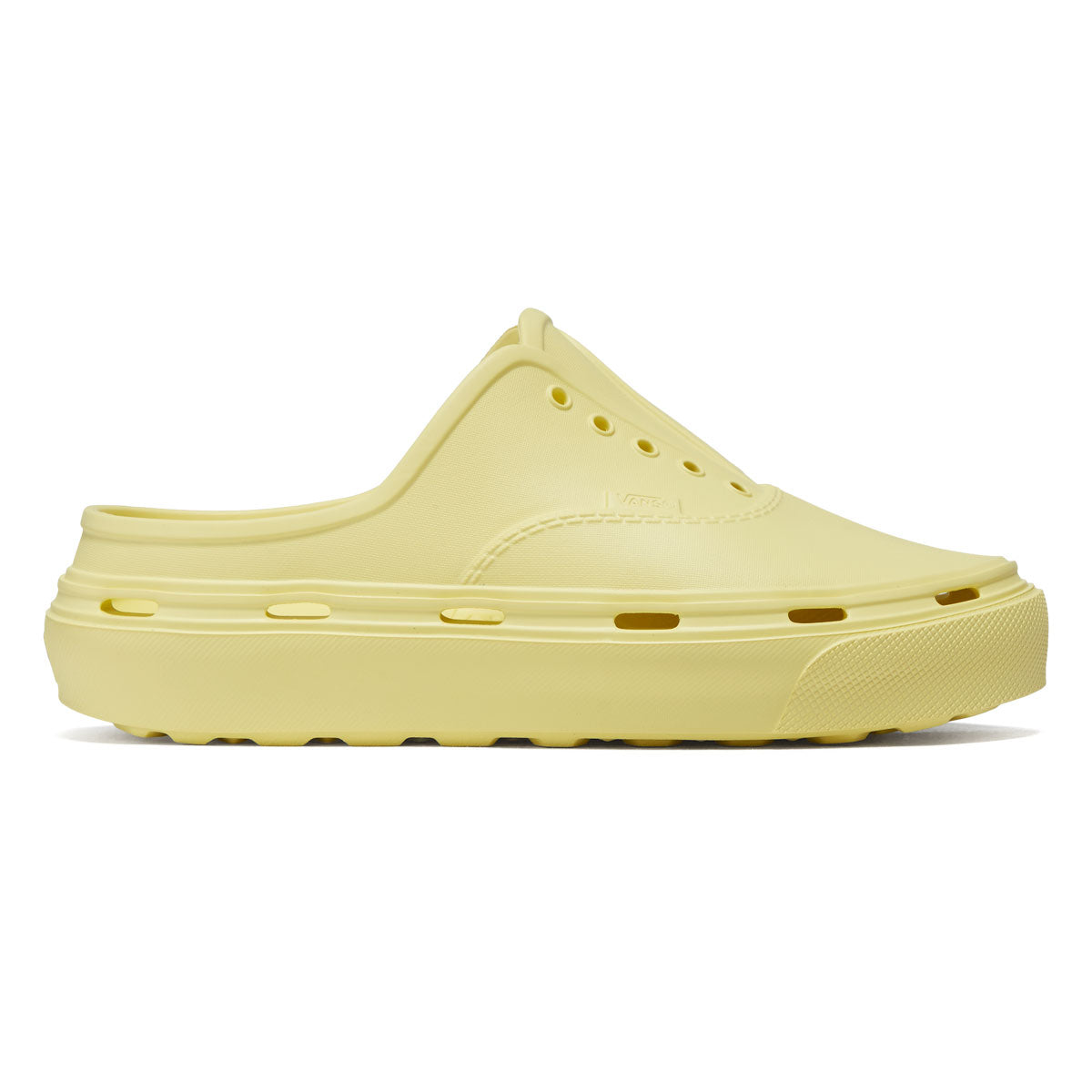 Vans Womens Authentic Foam Mule Shoes - Faded Yellow image 1