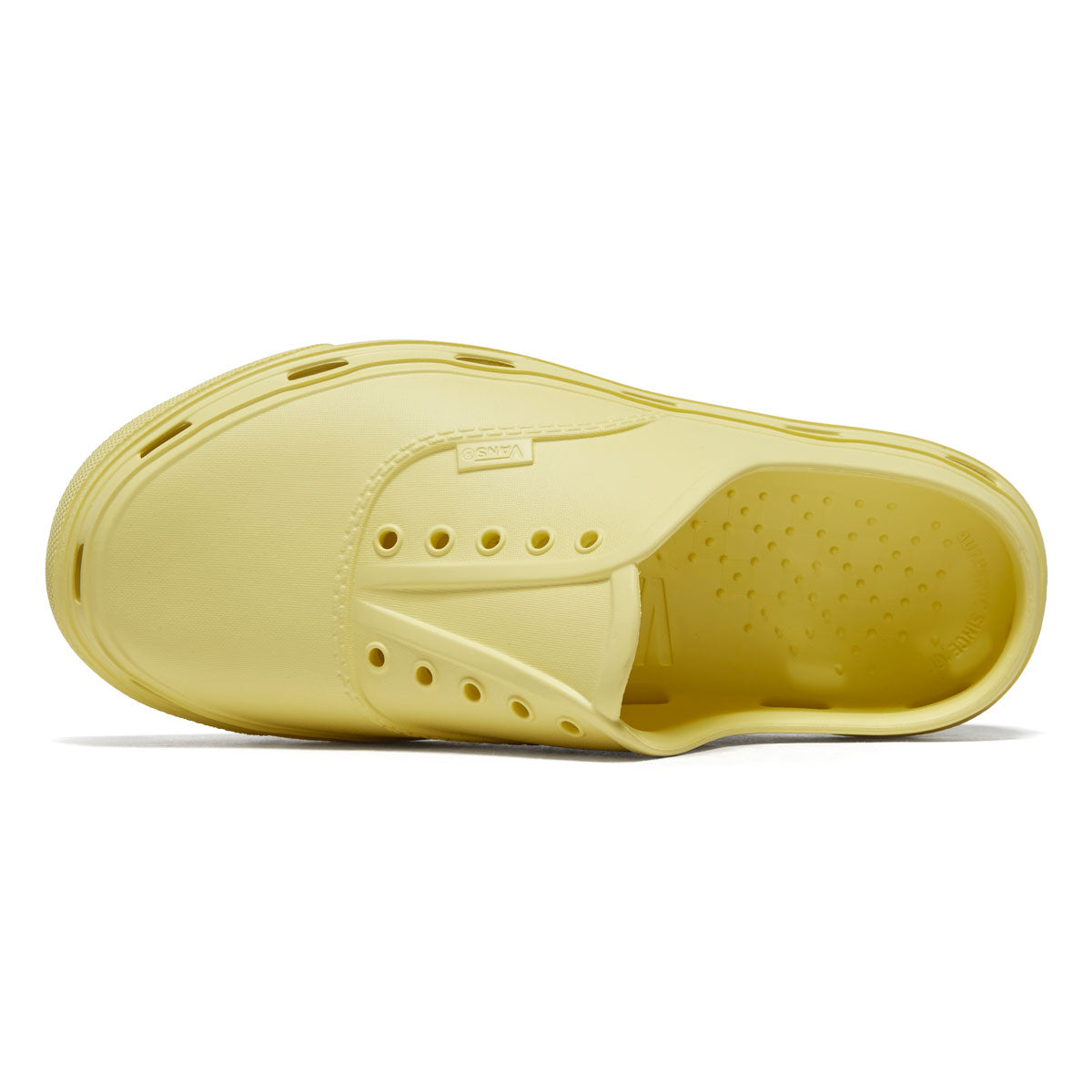 Vans Womens Authentic Foam Mule Shoes - Faded Yellow image 3