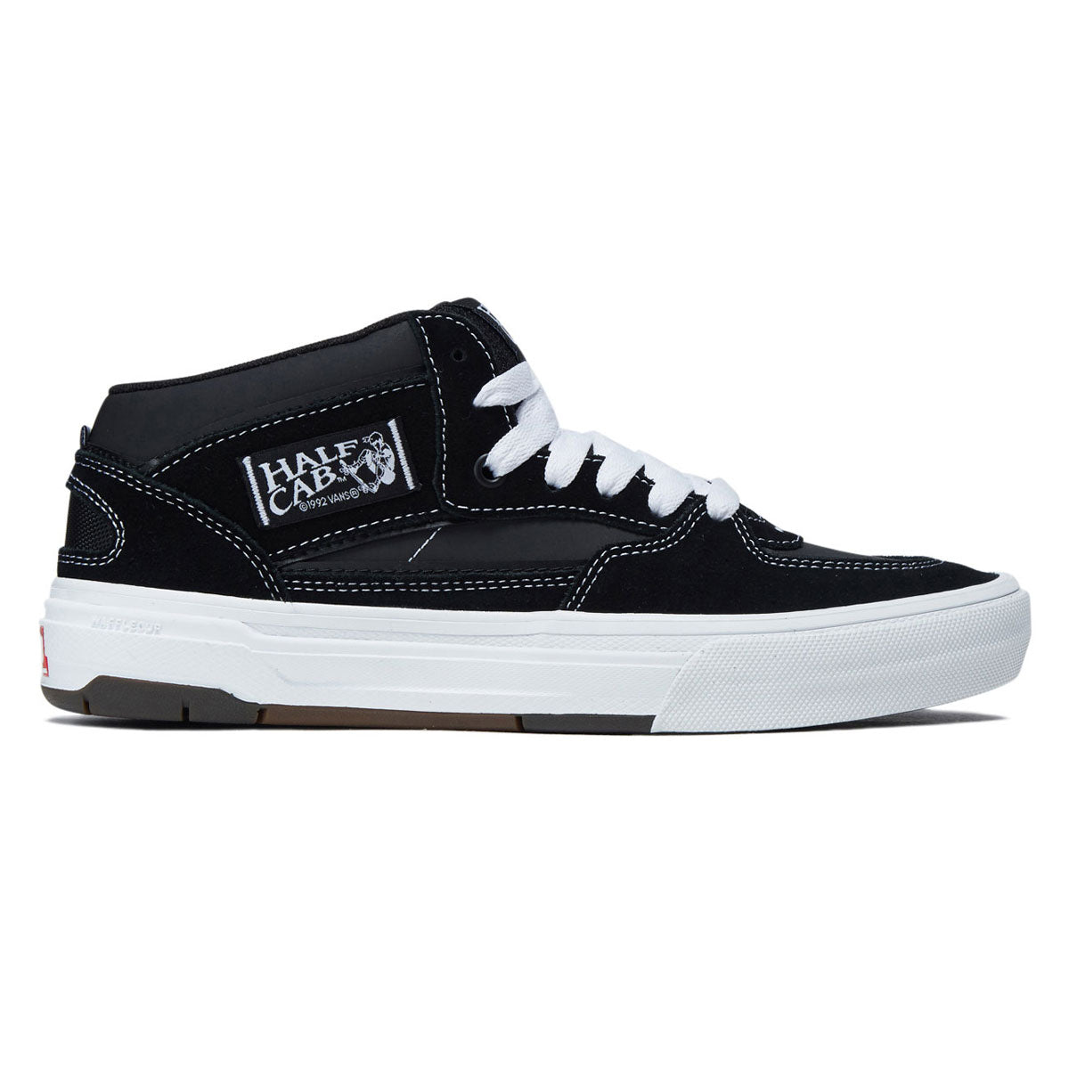 Vans Skate Half Cab Wafflecup Shoes - Black/White image 1