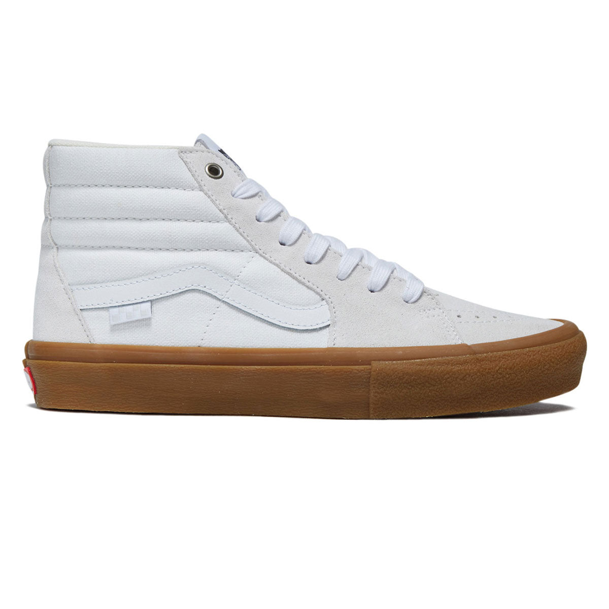 Vans Skate Sk8-Hi Shoes - Crepe White/Gum image 1