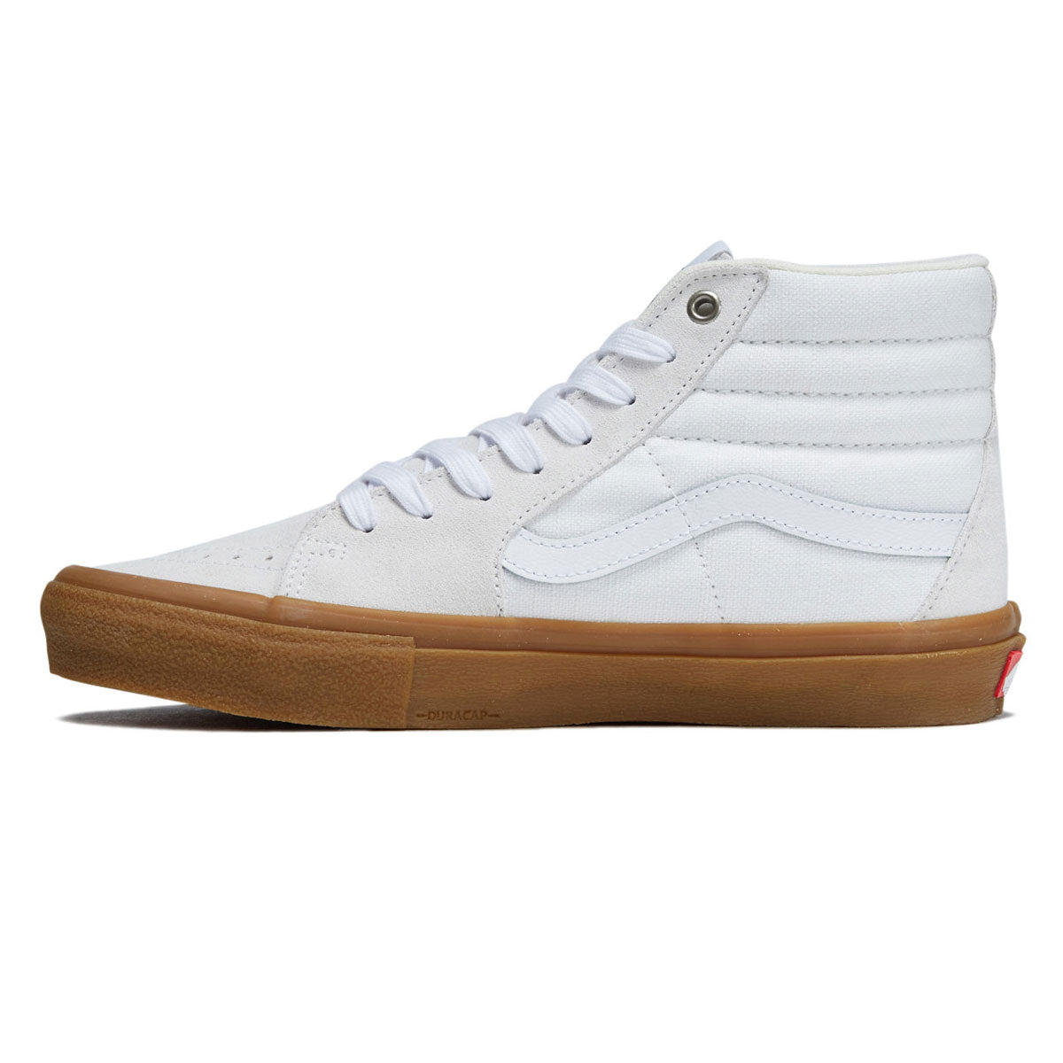 Vans Skate Sk8-Hi Shoes - Crepe White/Gum image 2