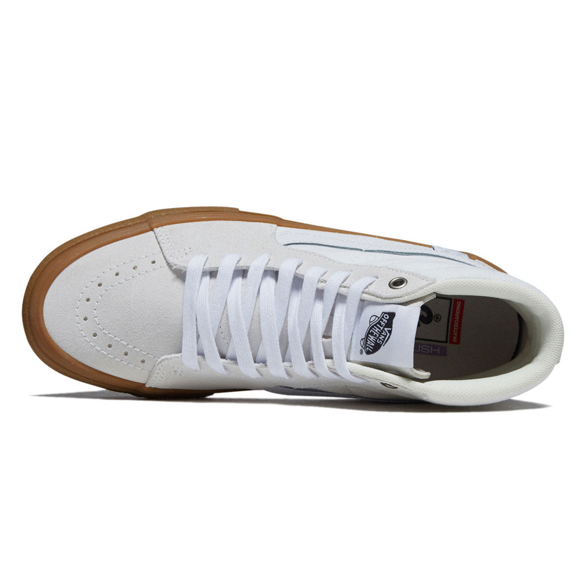 Vans Skate Sk8-Hi Shoes - Crepe White/Gum image 3