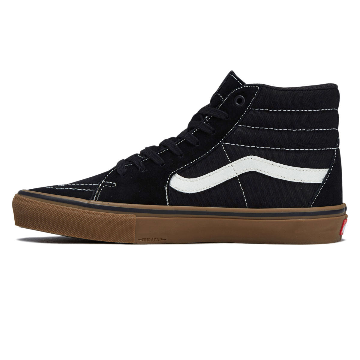 Vans Skate Sk8-Hi Shoes - Black/Gum/White image 2