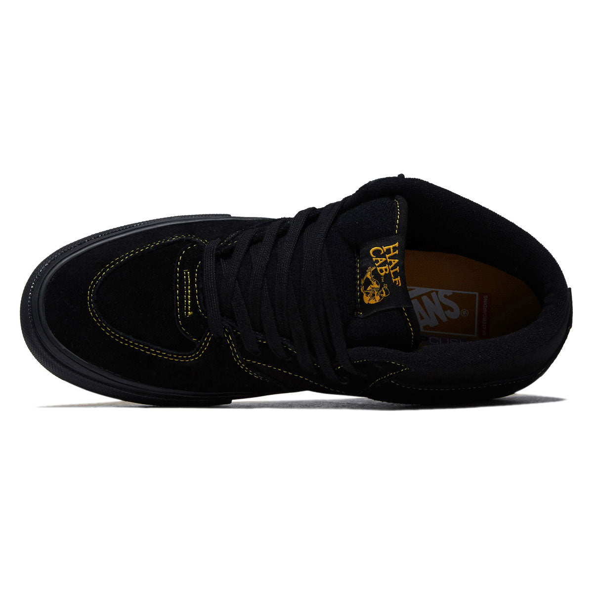 Vans Skate Half Cab Shoes - Black/Mustard image 3