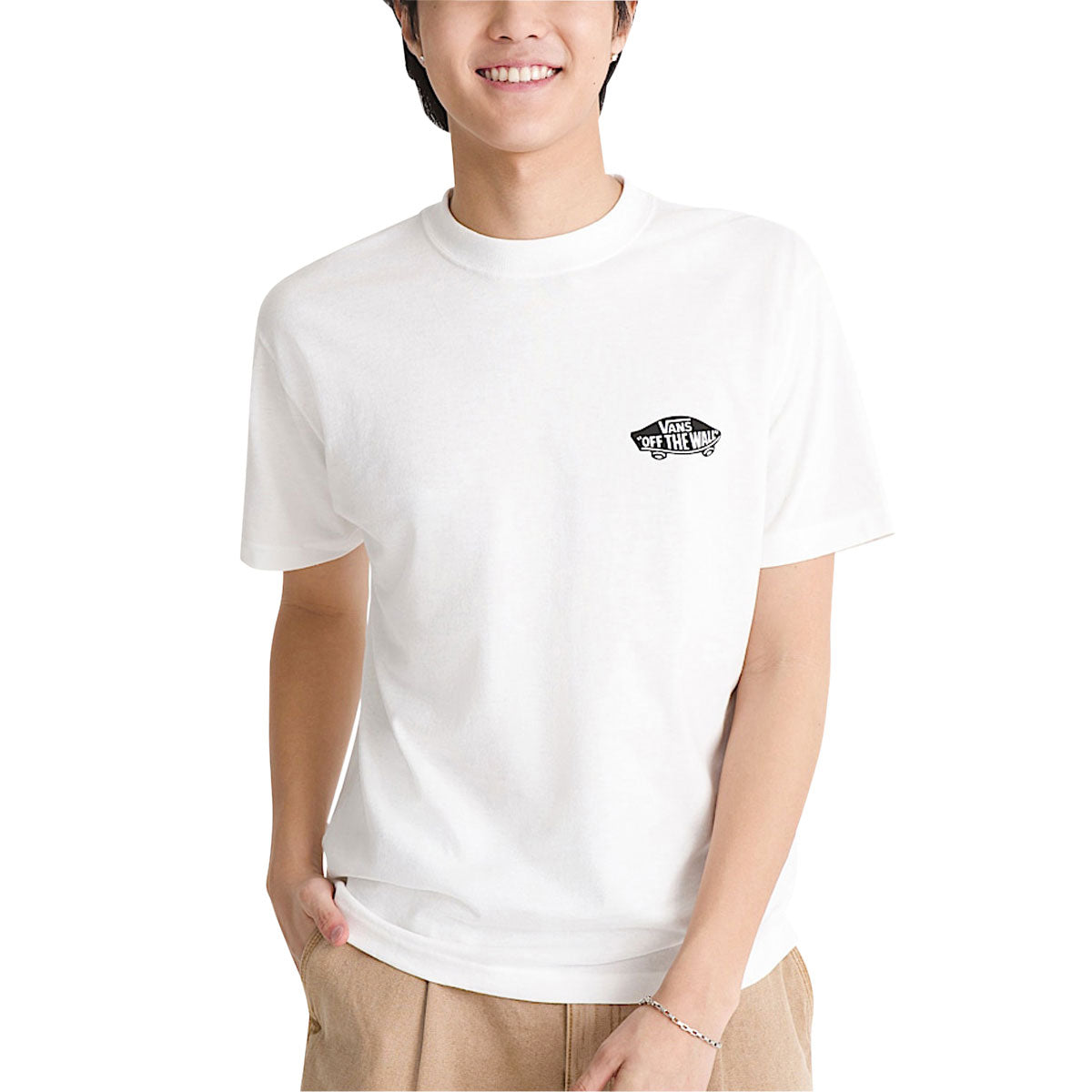 Vans Double Standard T-Shirt - White/Black image 3