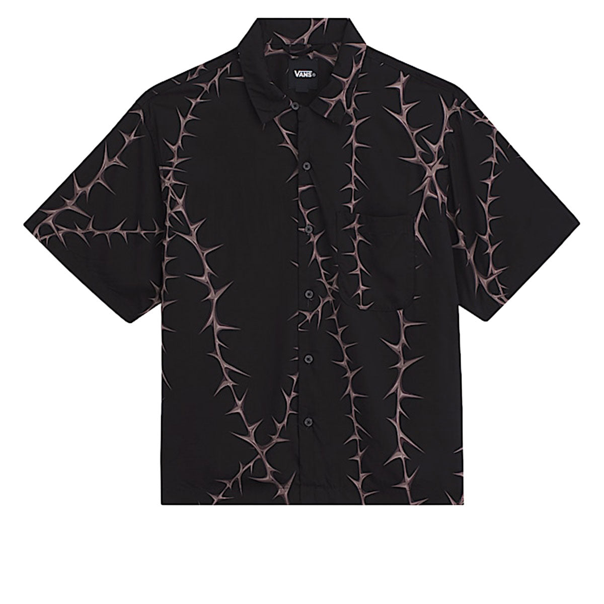 Vans Van Doren Printed Camp Shirt - Black image 1