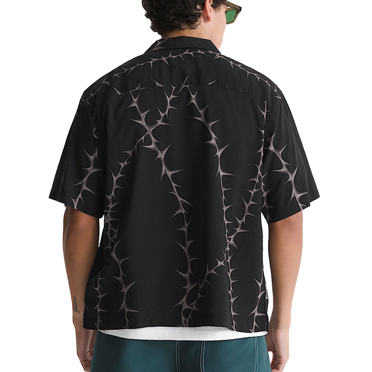 Vans Van Doren Printed Camp Shirt - Black image 3