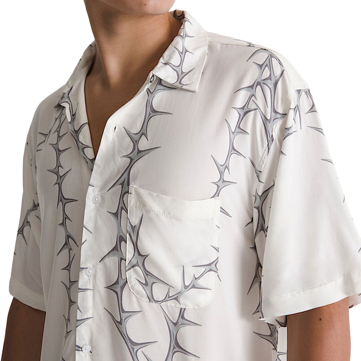 Vans Van Doren Printed Camp Shirt - White image 4