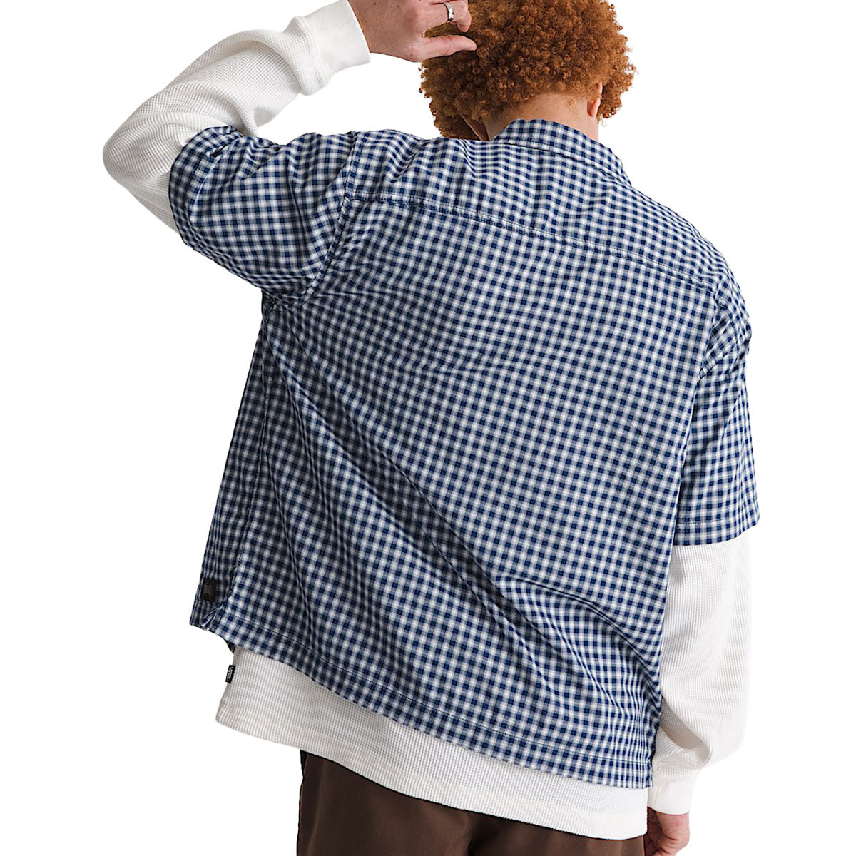 Vans Larkspur Mini Plaid Shirt - Deep Indigo image 3