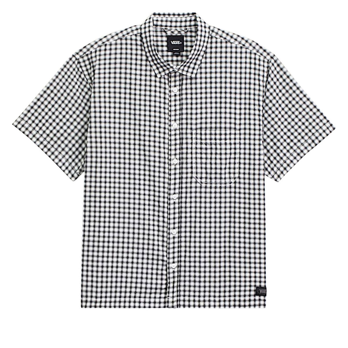 Vans Larkspur Mini Plaid Shirt - White/Black image 1