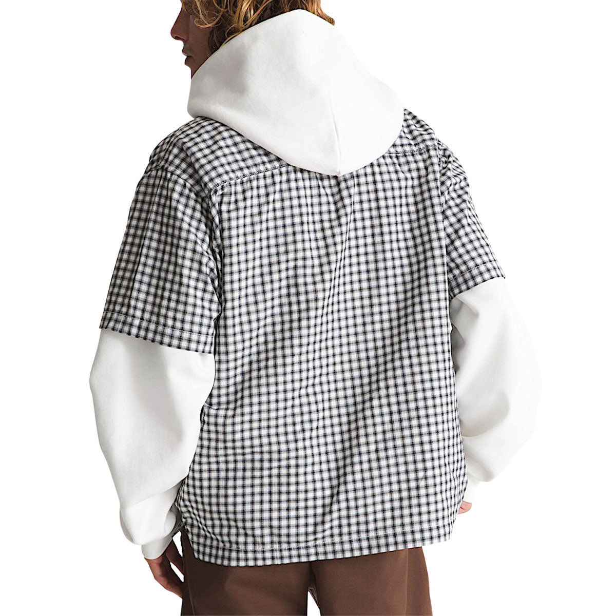 Vans Larkspur Mini Plaid Shirt - White/Black image 3