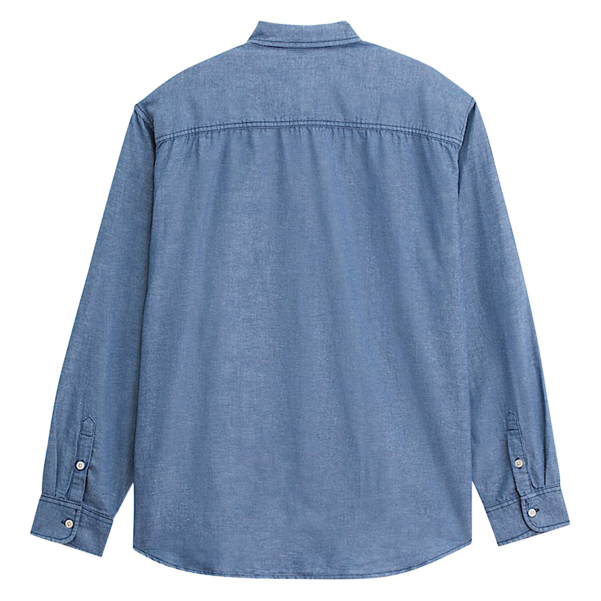 Vans Lawson Solid Oxford Long Sleeve Shirt - True Navy image 5