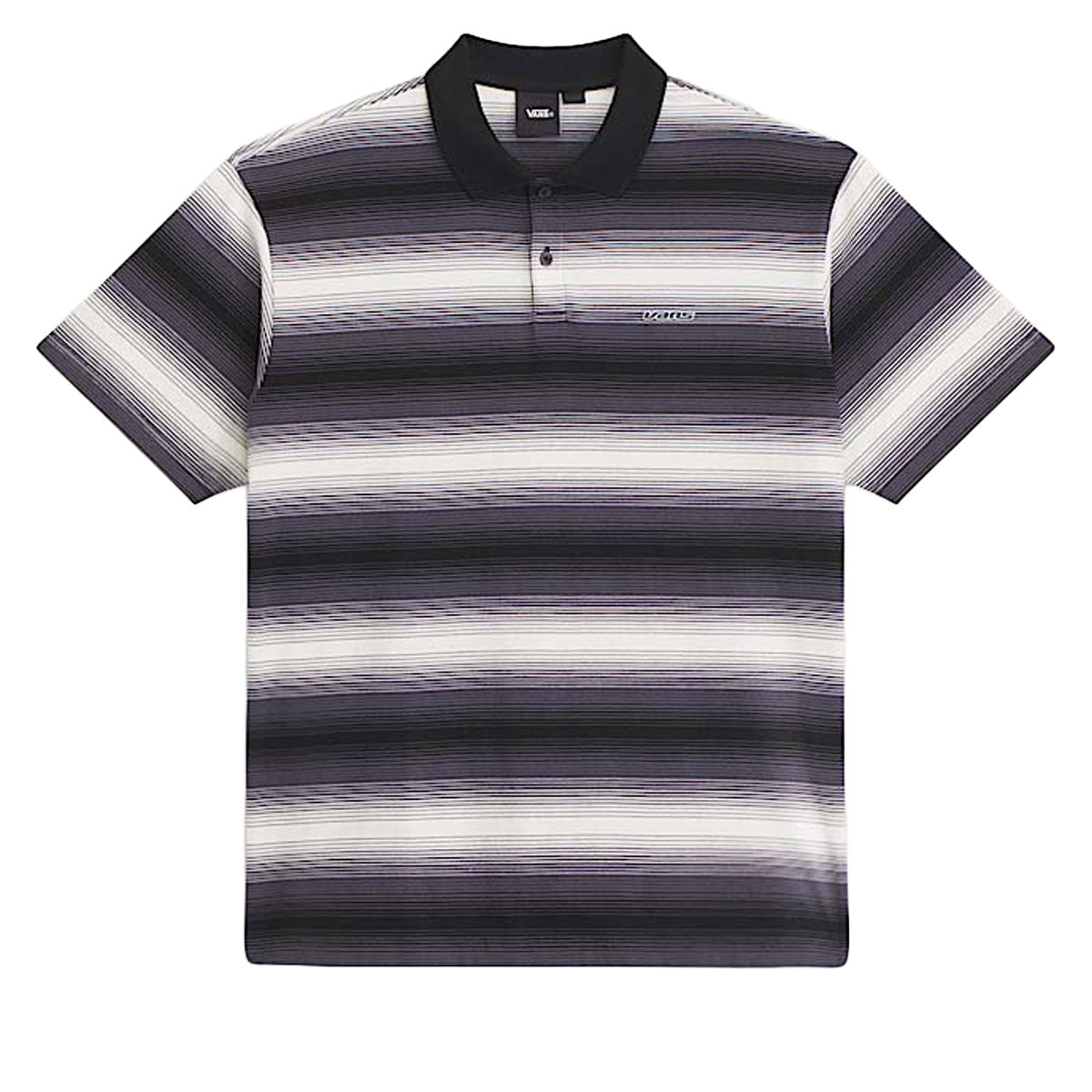 Vans Molino Shadow Stripe Polo Shirt - Steel Shadow image 4