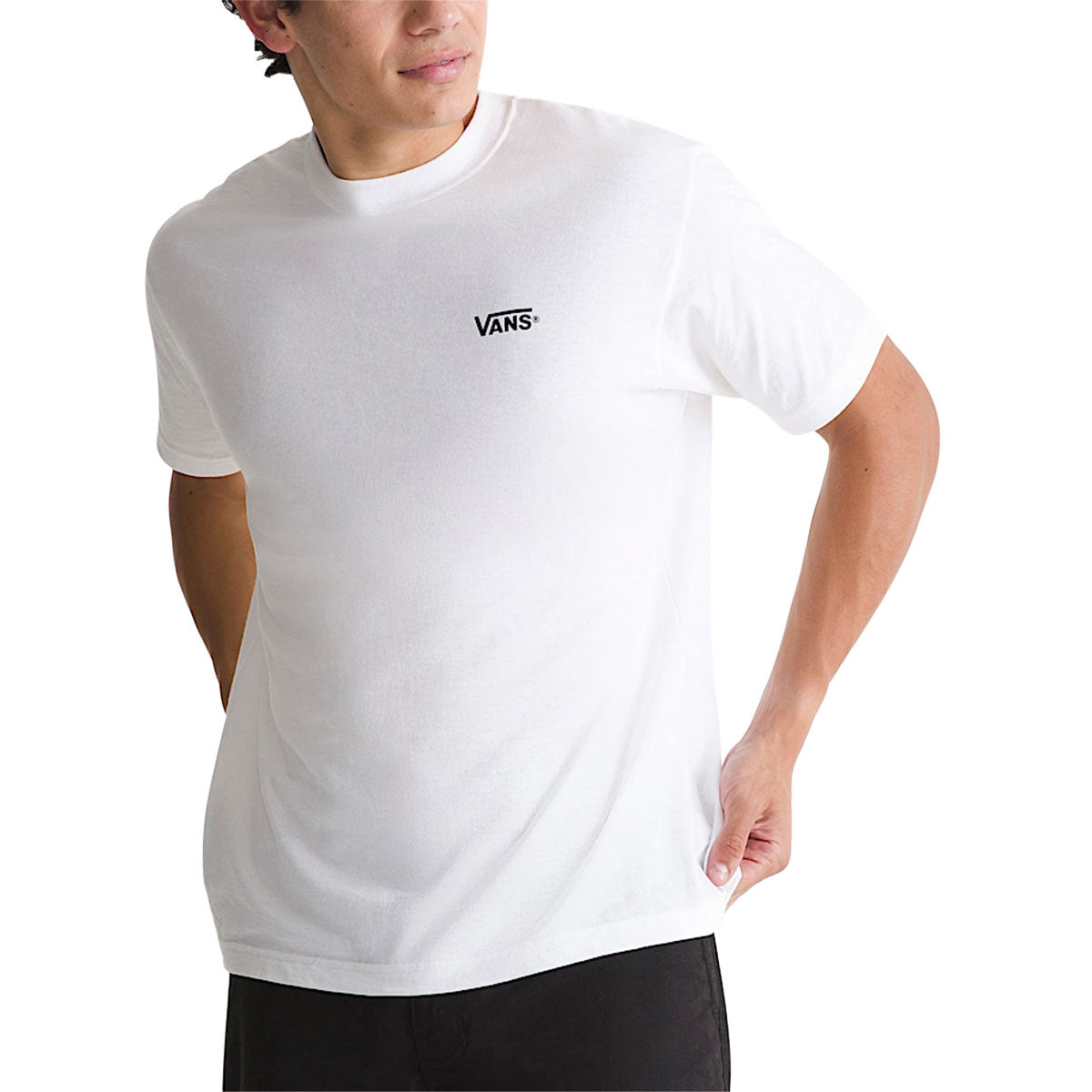 Vans New Left Chest T-Shirt - White/Black image 2