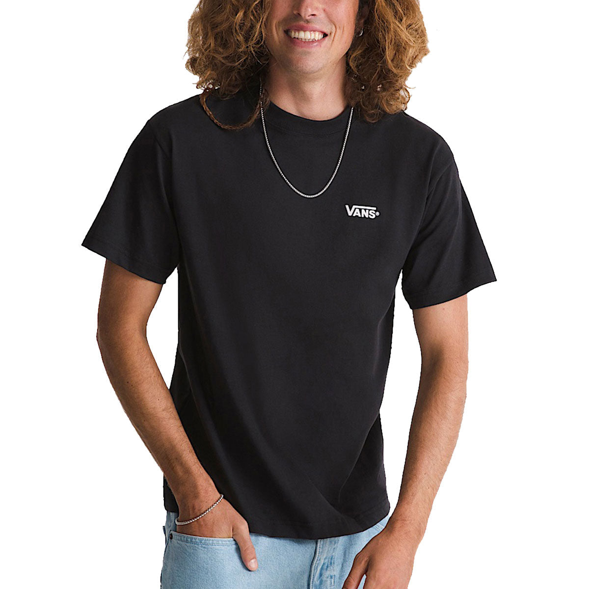 Vans New Left Chest T-Shirt - Black/White image 2