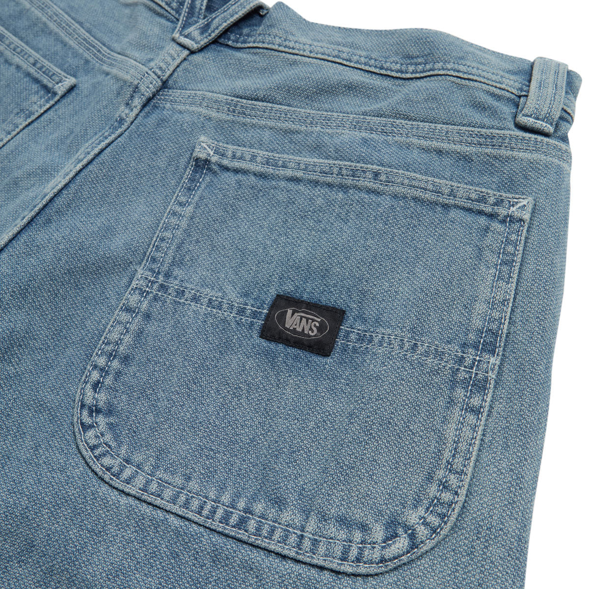 Vans Chore Loose Denim Shorts - Stonewash Blue image 3