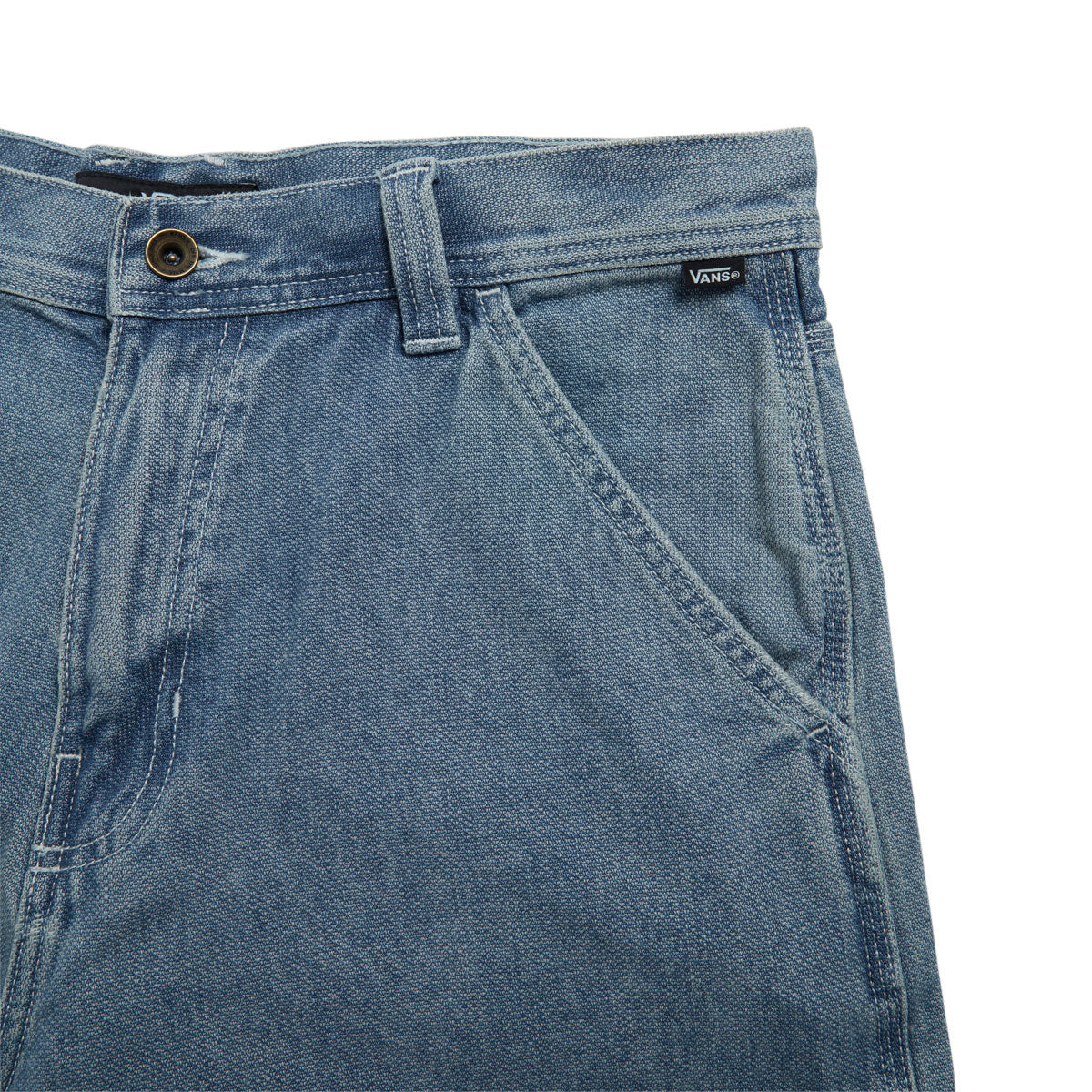 Vans Chore Loose Denim Shorts - Stonewash Blue image 5