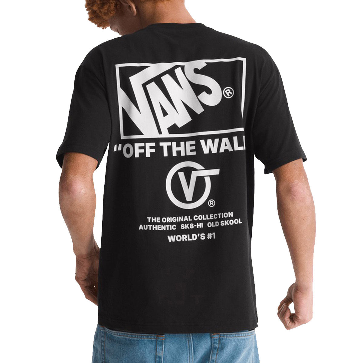 Vans Stacked Hi T-Shirt - Black/White image 4