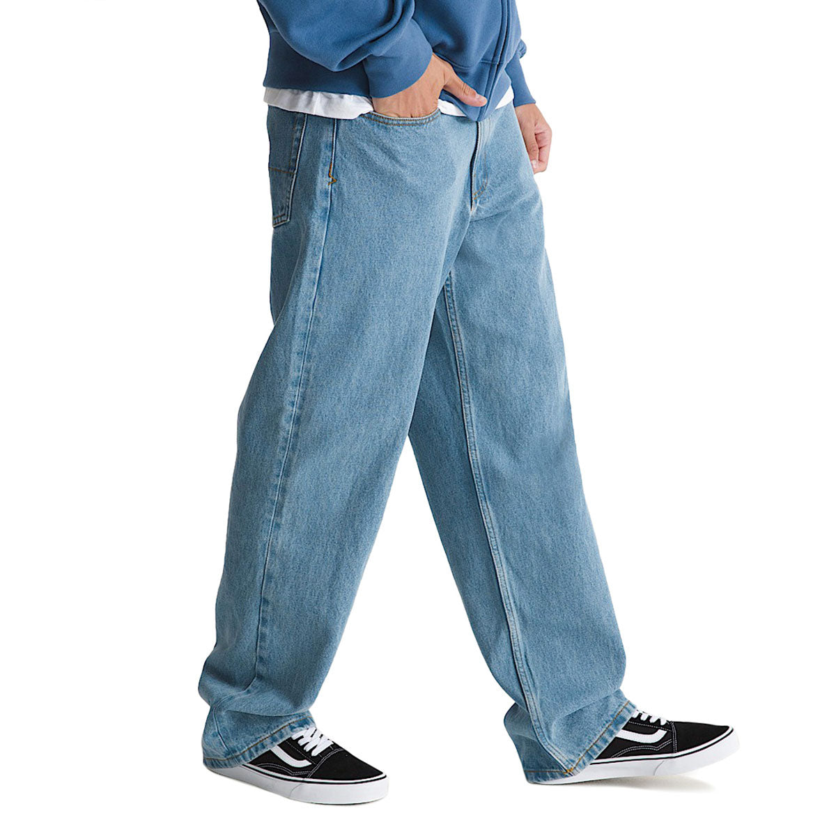 Vans Check 5 Loose Denim Jeans - Stonewash Blue – Daddies Board Shop