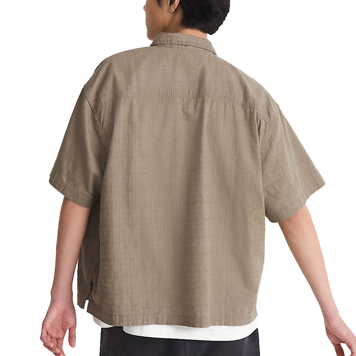 Vans Larkspur Textured Solid Shirt - Bungee Cord image 2