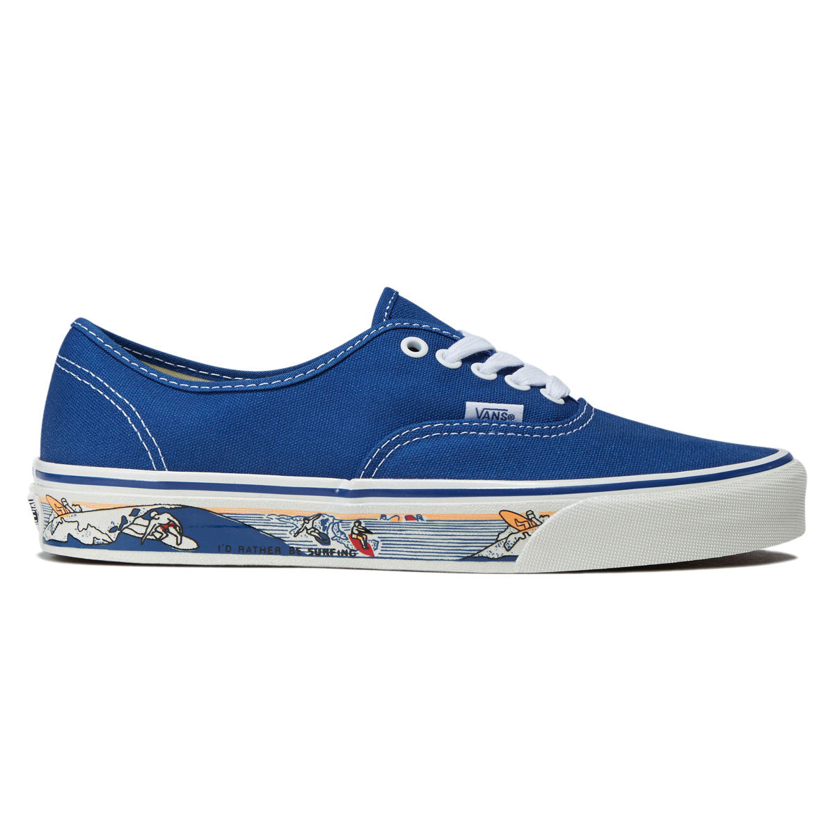 Vans Authentic Shoes - Sidewall Print Classic Blue image 1