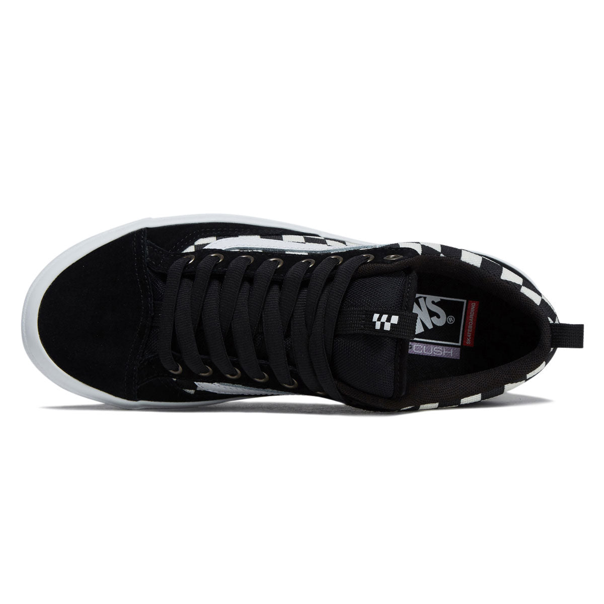 Vans Skate Old Skool 36+ Shoes - Checkerboard Black/White image 3