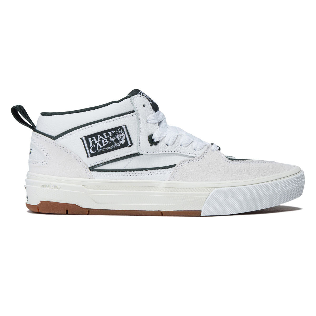 Vans Skate Half Cab Wafflecup Shoes - Una White/Gum image 1