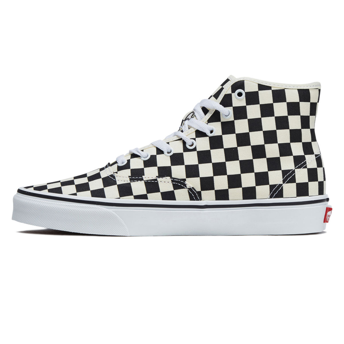 Vans Authentic Hi 2.0 Shoes - Checkerboard Black/True White image 2