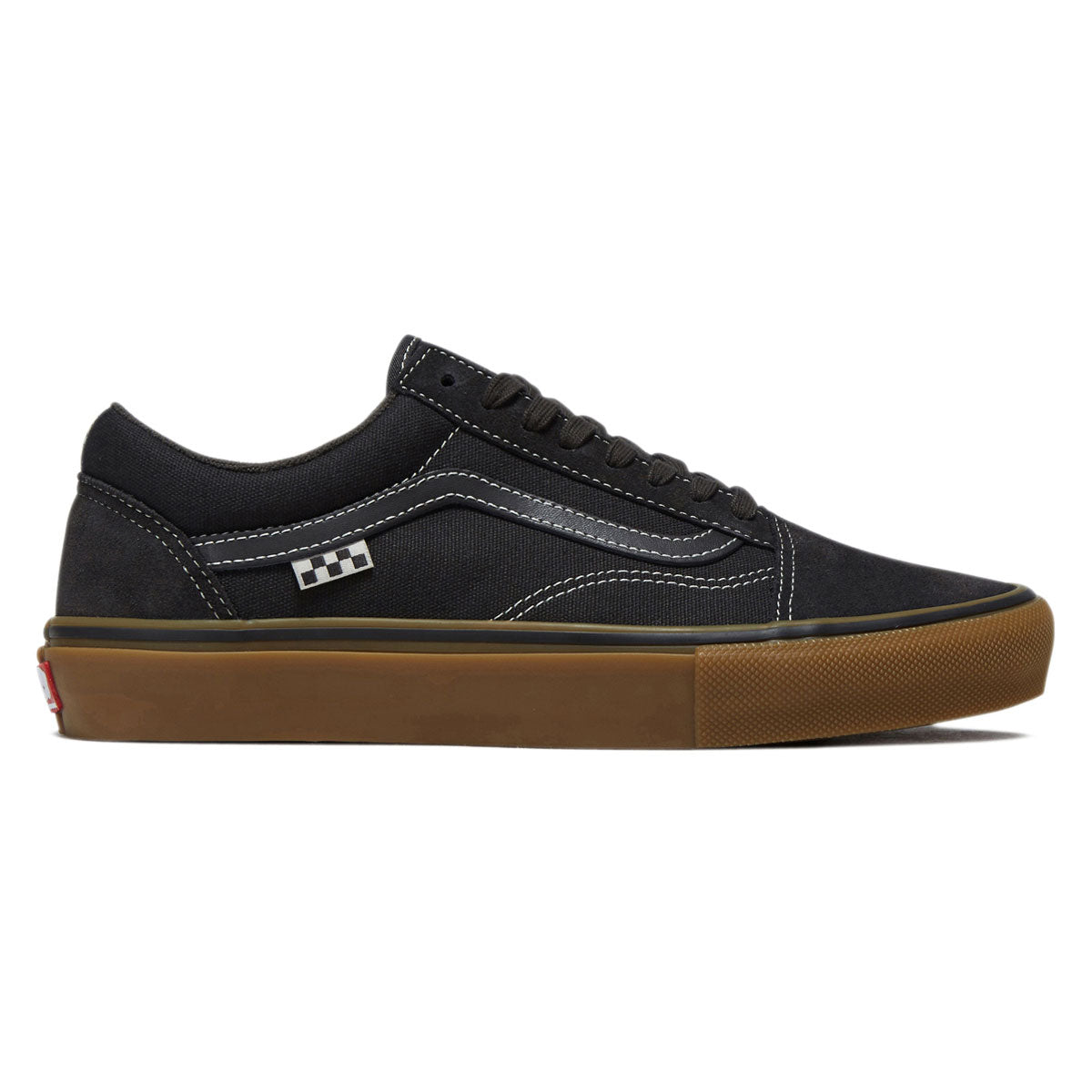 Vans Skate Old Skool Shoes - Faded Black/Gum image 1
