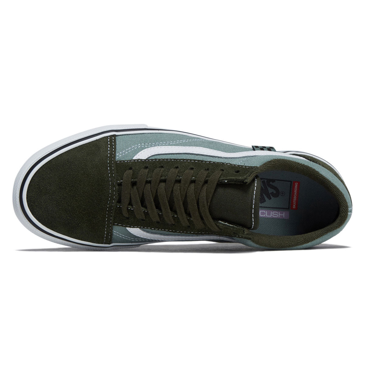 Vans Skate Old Skool Shoes - Obsidian Fern image 3