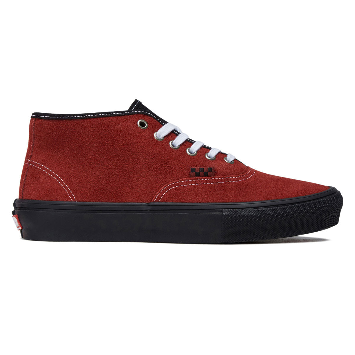 Vans Skate Authentic Mid Shoes - Poppy Ember Red image 1