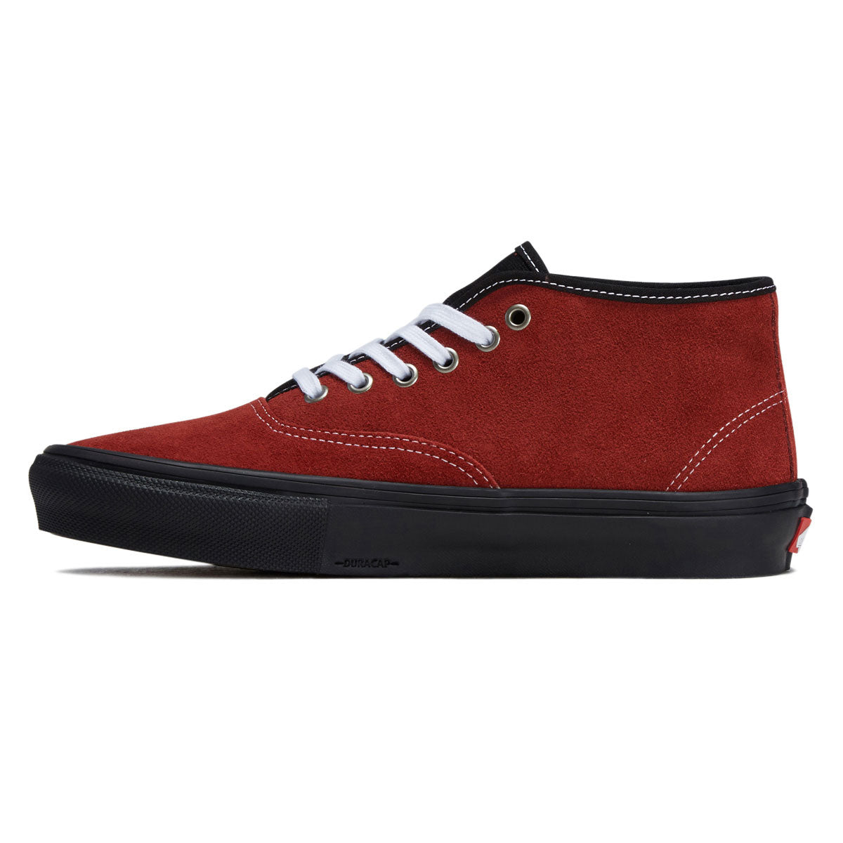 Vans Skate Authentic Mid Shoes - Poppy Ember Red image 2