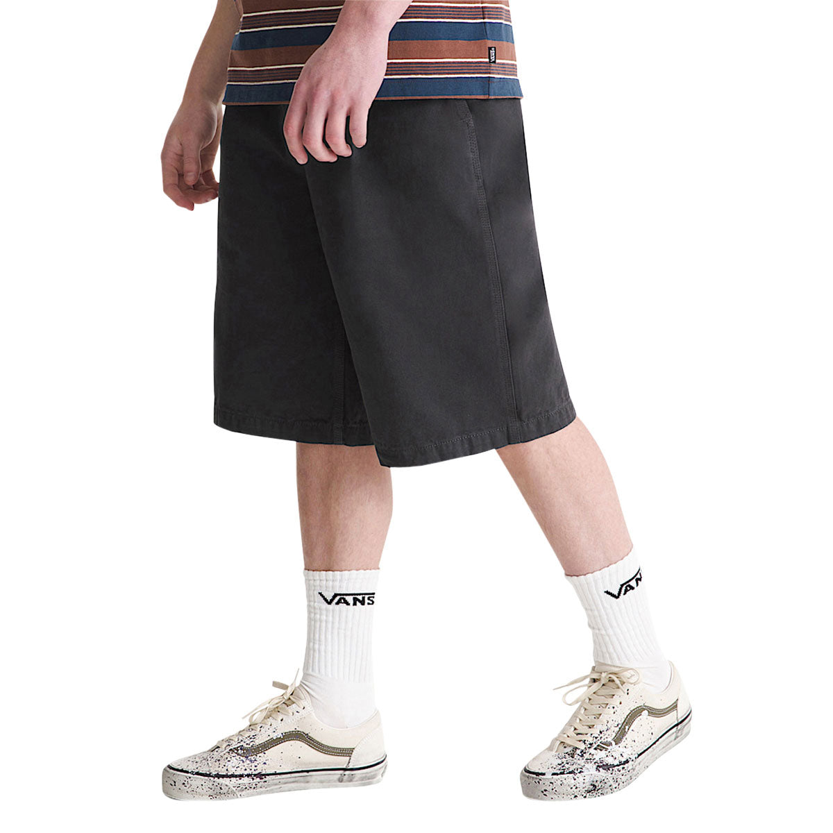 Vans Authentic Chino Baggy Shorts - Charcoal Grey image 3