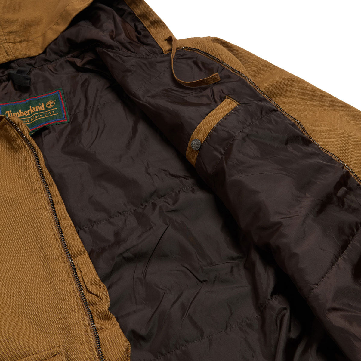 Timberland Insulated Canvas Bomber Jacket - Dark Wheat Boot image 4