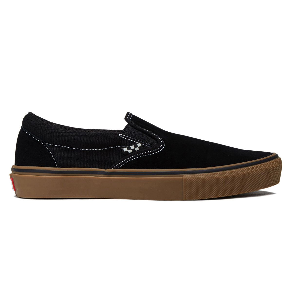 Vans Skate Slip-On Shoes - Black/Gum/White image 1