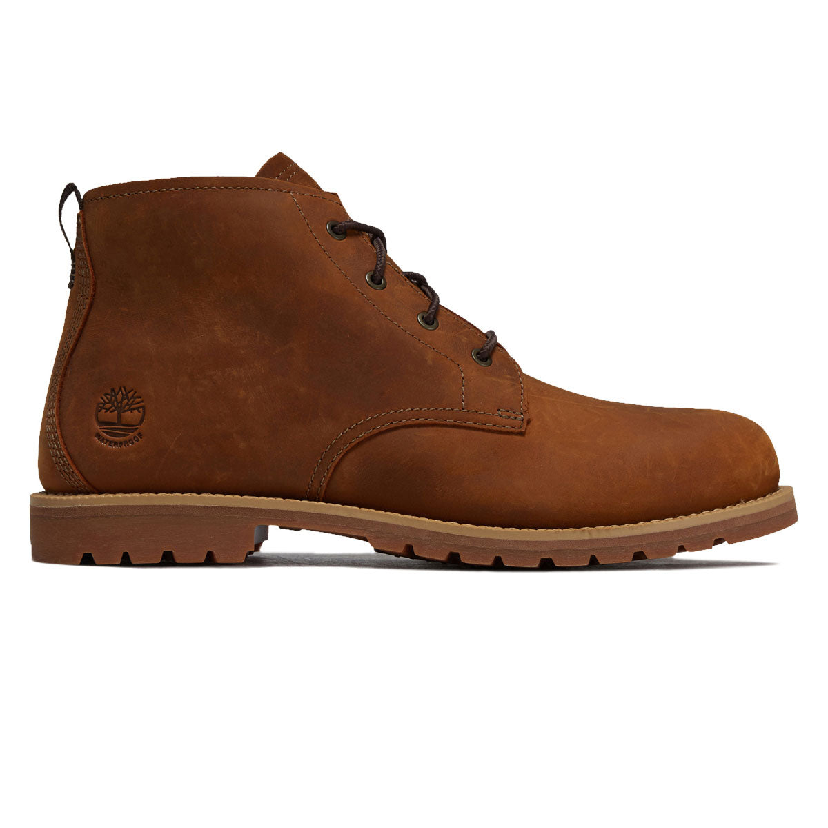 Timberland Britton Falls Mid Waterproof Chukka Boots - Medium Brown Full Grain image 1