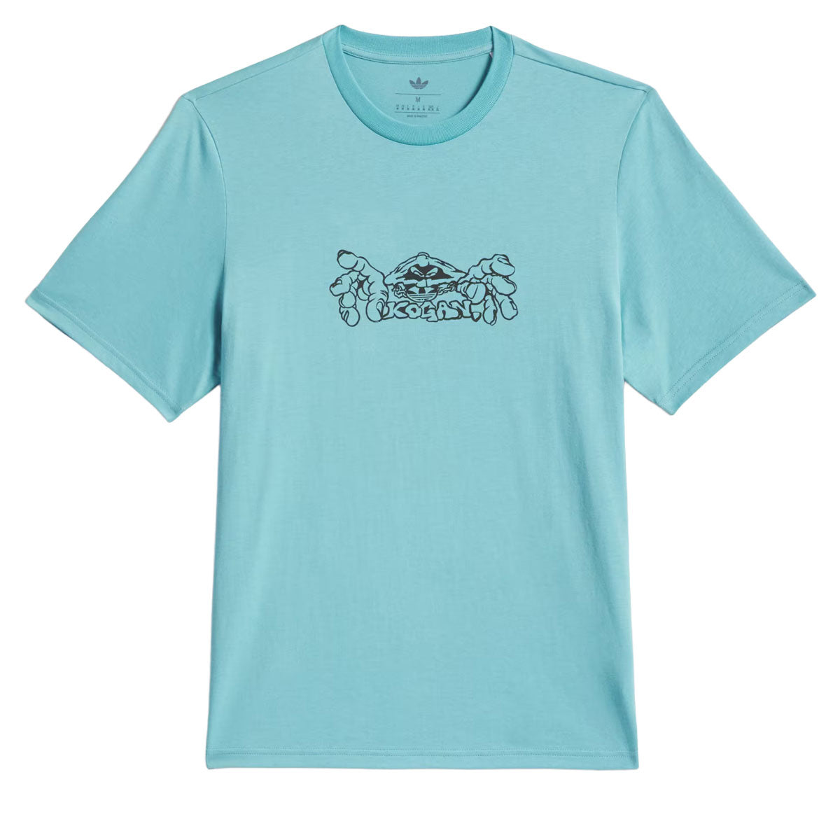 Adidas Kogan Logo T-Shirt - Preloved Blue/Black image 1