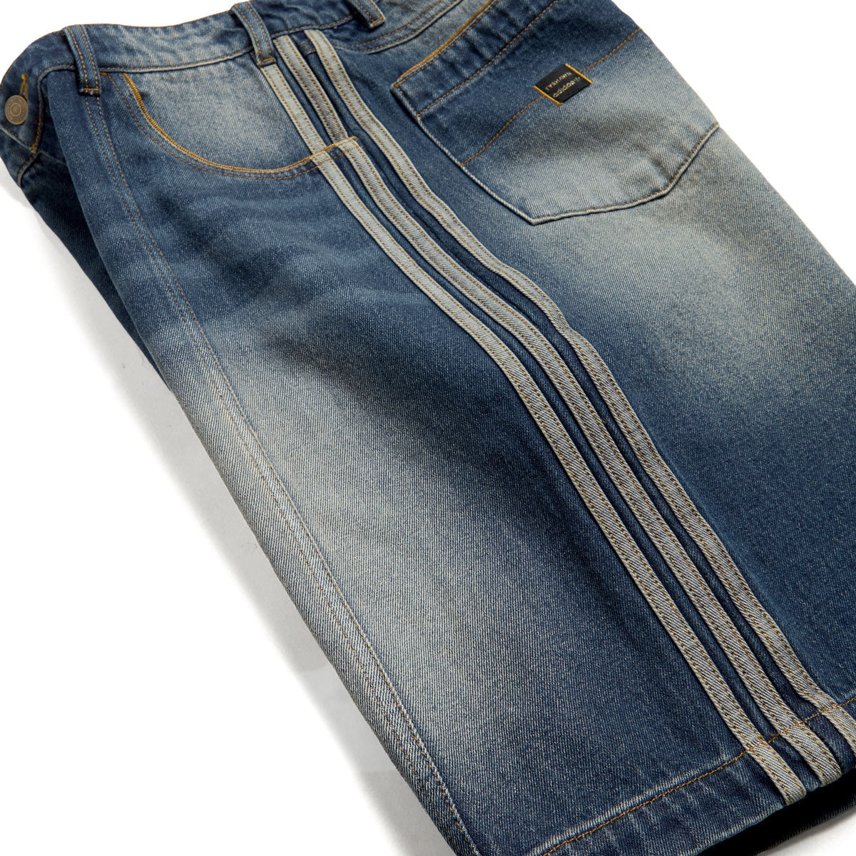 Adidas Tyshawn Denim Shorts - Indigo Denim image 3