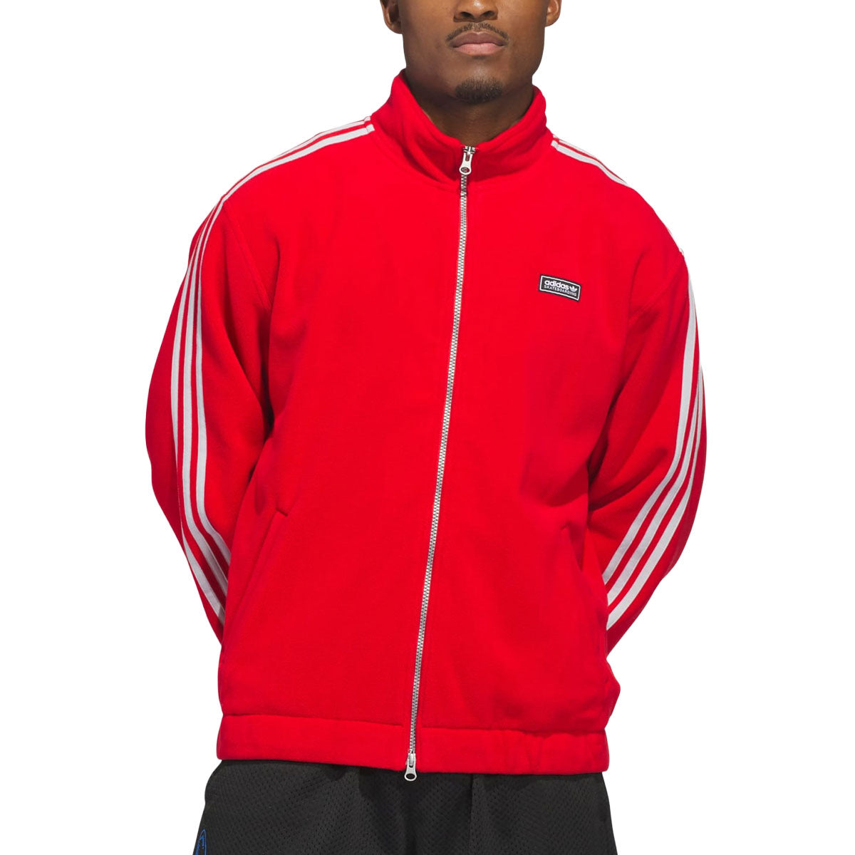 Adidas Kogan Track Jacket - Better Scarlet/Light Solid Grey image 1