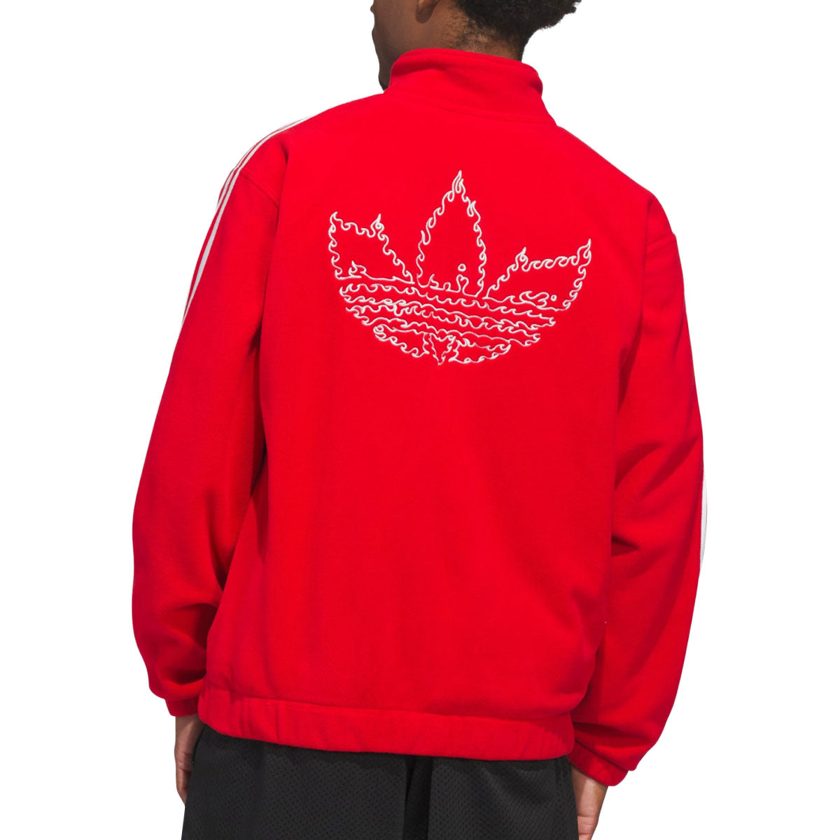 Adidas Kogan Track Jacket - Better Scarlet/Light Solid Grey image 2