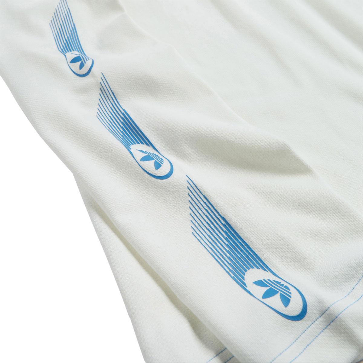 Adidas Skate Form Long Sleeve T-Shirt - Core White/Lucid Ray Blue image 3